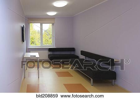 Black couches in a television room View Large Photo Image Stock Photo - Black couches in a television room. Fotosearch