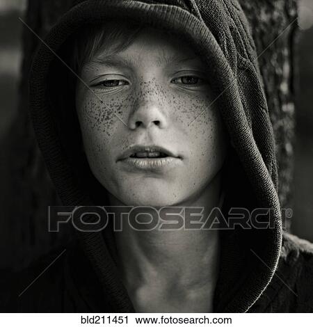 Caucasian boy with freckles wearing hoody View Large Photo Image Stock Image - Caucasian boy with freckles wearing hoody. Fotosearch