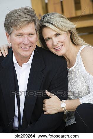 Picture - Caucasian couple hugging. Fotosearch