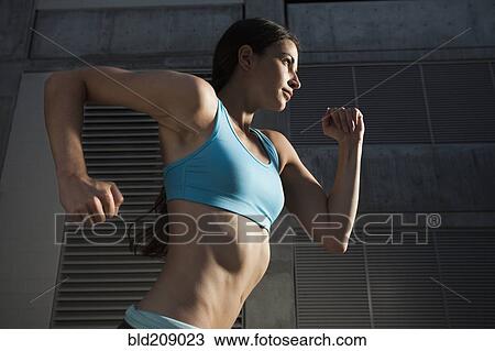 Caucasian woman running View Large Photo Image Stock Image - Caucasian woman running. Fotosearch