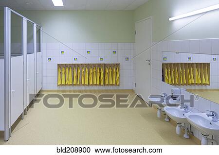 Cloakrooms, toilets and hand basins View Large Photo Image Stock Image - Cloakrooms, toilets and hand basins. Fotosearch