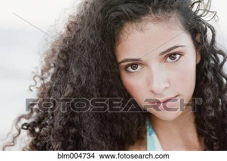 Picture - Close up of Israeli girl. Fotosearch