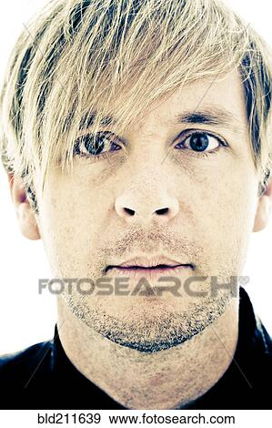Close up portrait of serious man View Large Photo Image Stock Photo - Close up portrait of serious man. Fotosearch