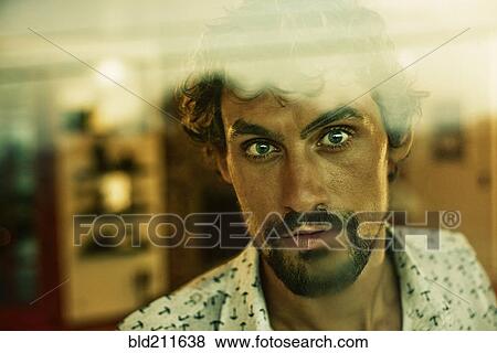 Close up portrait of serious man with beard View Large Photo Image Stock Photo - Close up portrait of serious man with beard. Fotosearch