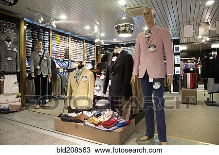 Clothing store display View Large Photo Image Stock Image - Clothing store display. Fotosearch