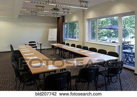 Stock Image - Conference Room in Hotel. Fotosearch