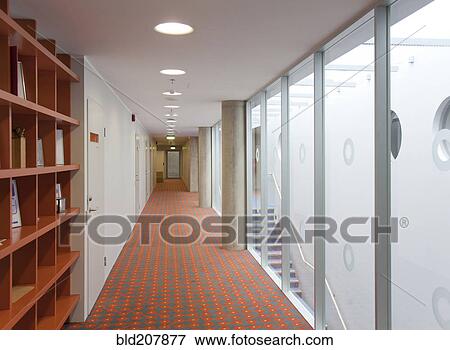 Stock Photo - Corridor in office. Fotosearch