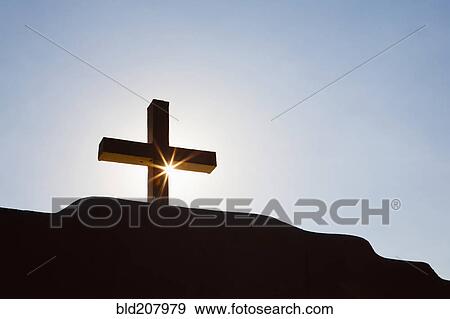 Stock Photo - Cross and Sunburst. Fotosearch