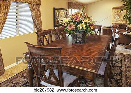 Dining Room Table View Large Photo Image Stock Image - Dining Room Table. Fotosearch