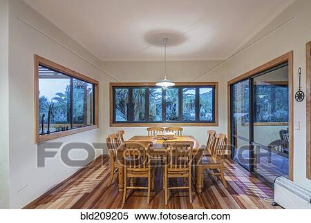 Dining table and chairs in dining room View Large Photo Image Stock Photography - Dining table and chairs in dining room. Fotosearch