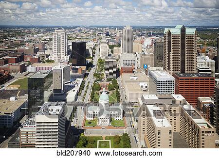 Stock Image - Downtown St Louis. Fotosearch