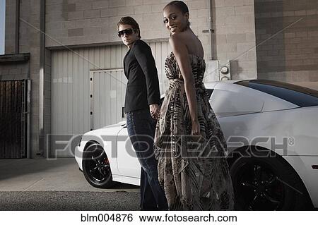 Elegant couple on a date View Large Photo Image Stock Photograph - Elegant couple on a date. Fotosearch