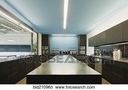 Empty kitchen in office View Large Photo Image Stock Photography - Empty kitchen in office. Fotosearch