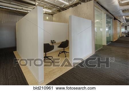 Stock Image - Empty meeting room in office. Fotosearch