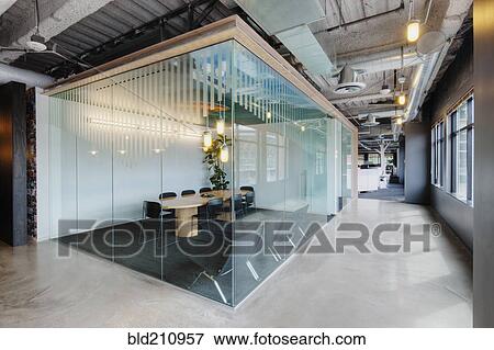 Stock Photo - Empty meeting room in office. Fotosearch