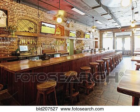 Stock Photo - Empty pub. Fotosearch