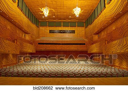 Stock Image - Empty theater, Melbourne, Australia. Fotosearch