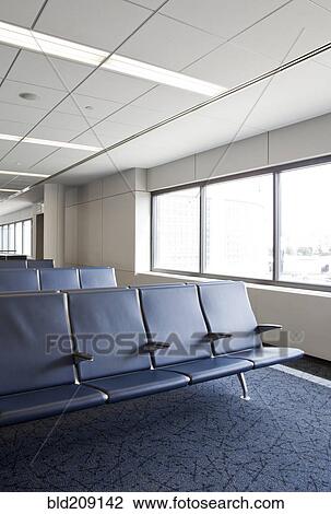 Empty waiting area in airport View Large Photo Image Stock Image - Empty waiting area in airport. Fotosearch