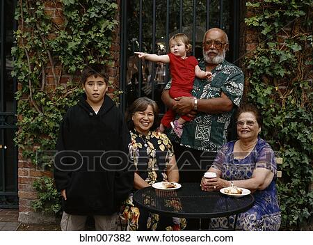 Family together in backyard View Large Photo Image Stock Image - Family together in backyard. Fotosearch