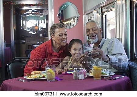 Family viewing digital camera in restaurant View Large Photo Image Stock Image - Family viewing digital camera in restaurant. Fotosearch