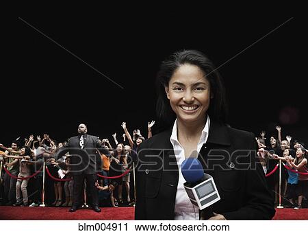 Filipino broadcaster at red carpet event View Large Photo Image Stock Image - Filipino broadcaster at red carpet event. Fotosearch