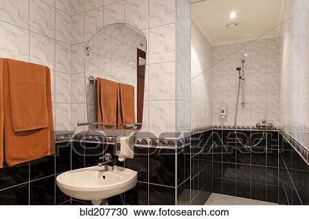 Hotel Bathroom Interior View Large Photo Image Stock Image - Hotel Bathroom Interior. Fotosearch