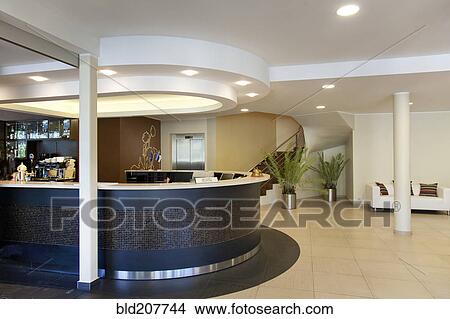 Hotel Front Desk View Large Photo Image Picture - Hotel Front Desk. Fotosearch