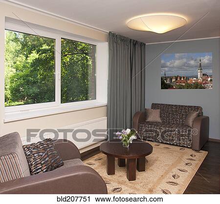 Stock Image - Hotel Living Area. Fotosearch