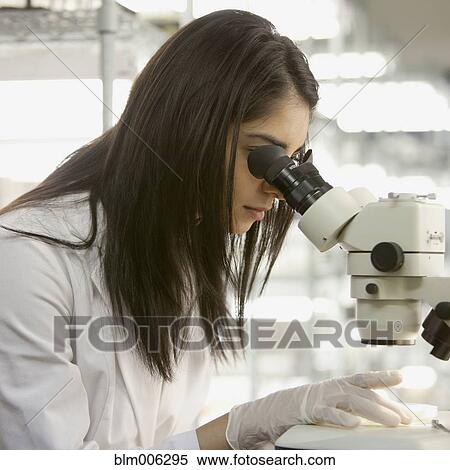 Indian scientist using microscope in laboratory View Large Photo Image Stock Photography - Indian scientist using microscope in laboratory. Fotosearch