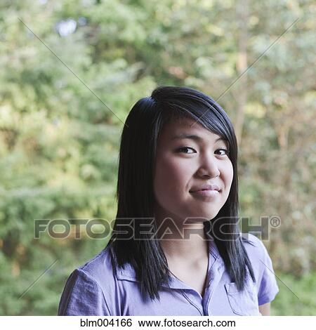 Japanese girl smiling View Large Photo Image Stock Photograph - Japanese girl smiling. Fotosearch