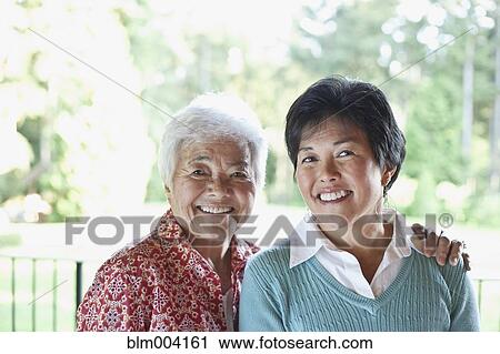 Japanese mother and daughter View Large Photo Image Stock Image - Japanese mother and daughter. Fotosearch