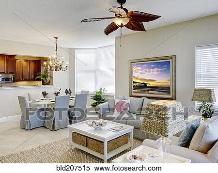 Living room and dining room View Large Photo Image Stock Photography - Living room and dining room. Fotosearch