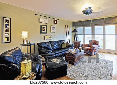 Stock Image - Living Room Interior. Fotosearch