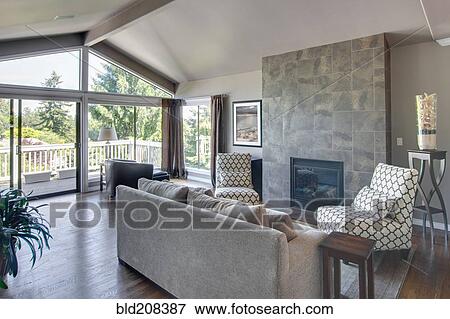 Luxury living room View Large Photo Image Stock Photo - Luxury living room. Fotosearch