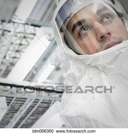 Middle Eastern scientist in clean suit in laboratory View Large Photo Image Stock Image - Middle Eastern scientist in clean suit in laboratory. Fotosearch
