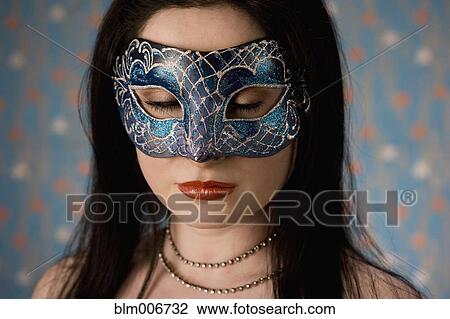 Middle Eastern woman in mask View Large Photo Image Stock Image - Middle Eastern woman in mask. Fotosearch