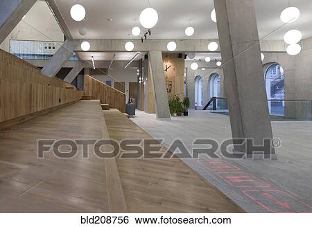 Stock Photograph - Modern building interior. Fotosearch