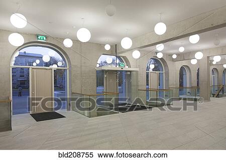 Modern building interior View Large Photo Image Stock Photography - Modern building interior. Fotosearch