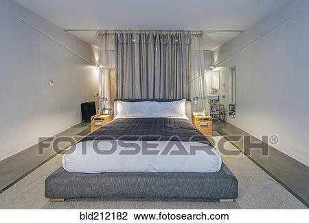 Stock Image - Modern hotel room. Fotosearch