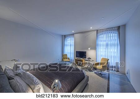 Stock Image - Modern hotel room. Fotosearch