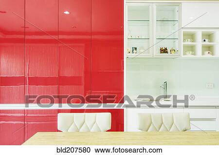 Modern kitchen View Large Photo Image Stock Image - Modern kitchen. Fotosearch