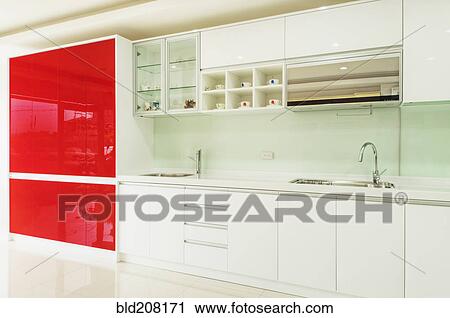 Stock Image - Modern kitchen. Fotosearch