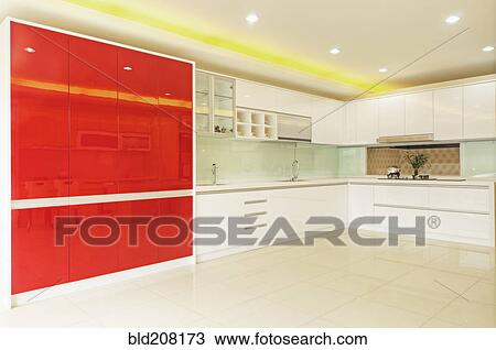 Stock Image - Modern kitchen. Fotosearch