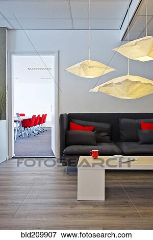 Stock Photo - Modern lobby area in office. Fotosearch