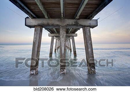 Stock Photograph - Naples Pier at Dawn. Fotosearch