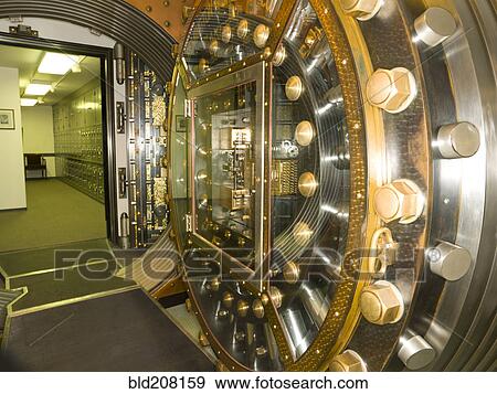 Stock Photo - Open vault door. Fotosearch