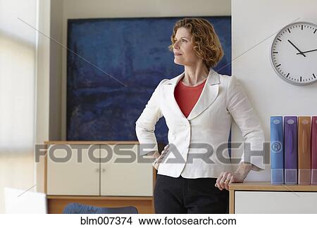Pensive Caucasian businesswoman View Large Photo Image Picture - Pensive Caucasian businesswoman. Fotosearch