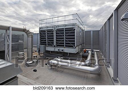 Pipe infrastructure on roof of building View Large Photo Image Stock Image - Pipe infrastructure on roof of building. Fotosearch
