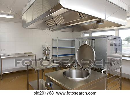 School Kitchen View Large Photo Image Stock Photo - School Kitchen. Fotosearch