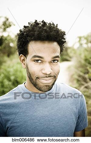 Smiling African American man View Large Photo Image Stock Photograph - Smiling African American man. Fotosearch